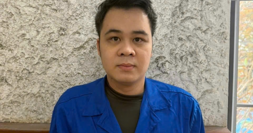 Bị can Nguyễn Thành Trung.