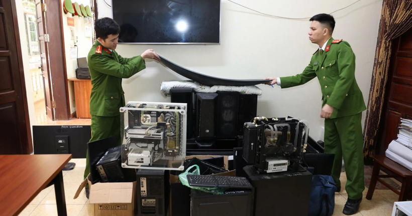 Tang vật vụ án. (Ảnh: Công an Hưng Yên)