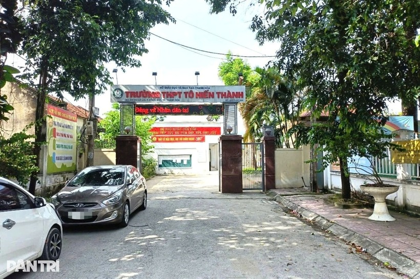 Trường THPT Tô Hiến Thành. Ảnh: Dân trí
