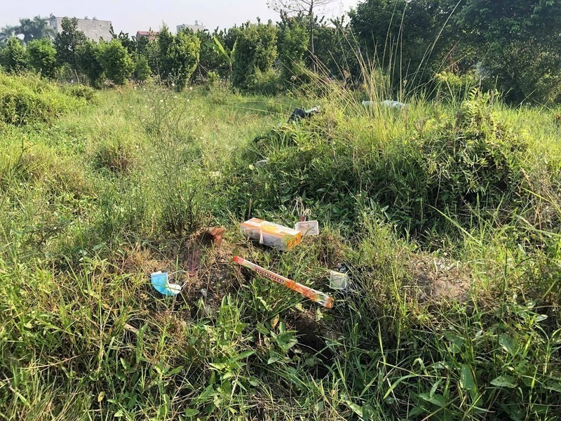 Khu vực phát hiện thi thể nam sinh. Ảnh: Vietnamnet