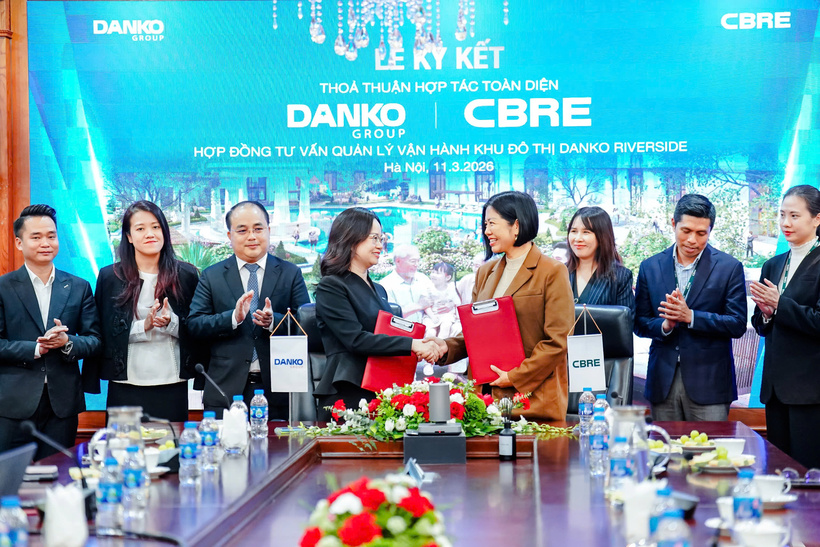Lễ ký kết Danko Group – CBRE diễn ra ngày 11/3/2026 tại Hà Nội