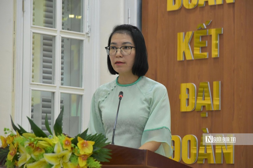 Bà Nguyễn Thị Thanh An - Phó Trưởng ban phụ trách Ban Dân chủ, Giám sát và Phản biện xã hội, cơ quan Ủy ban Mặt trận Tổ quốc Việt Nam Tp.Đà Nẵng.