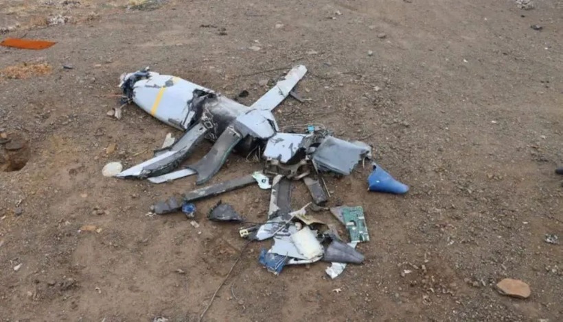 Xác tên lửa AGM-158 JASSM rơi ở Markazi, Iran. Ảnh: Toutiao.