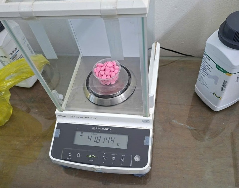 Khối lượng ma tuý thu giữ của Phan Thị Hồng Anh. Ảnh: Công an Hưng Yên