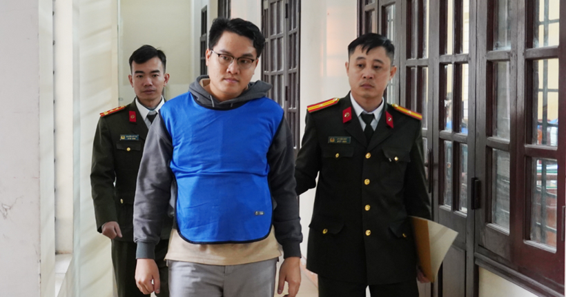 Đối tượng Nguyễn Duy Thịnh, "tổng tham mưu" của hệ sinh thái Xintel bị bắt giữ. (Ảnh: Công an Thanh Hóa)