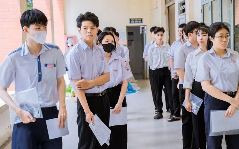 Kỳ thi tốt nghiệp THPT năm 2026 sẽ chỉ còn một đề thi theo chương trình giáo dục phổ thông 2018, riêng đề ngữ văn sử dụng ngữ liệu ngoài sách giáo khoa. Ảnh minh họa.