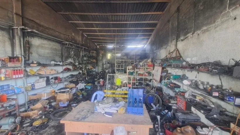 Hiện trường vụ cháy. (Ảnh: Sài Gòn giải phóng)