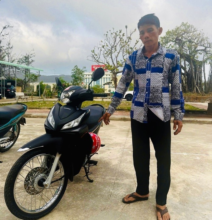 Đối tượng Nguyễn Văn Thanh sau khi bị bắt giữ