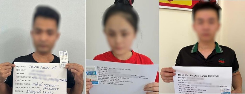 Các đối tượng Vũ, Dung và Trường