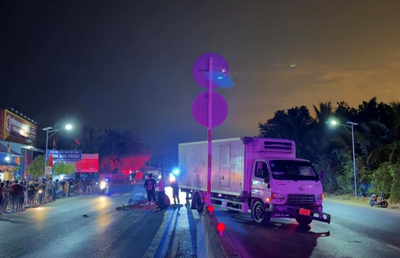 Hiện trường vụ tai nạn. Ảnh: Báo Công lý.