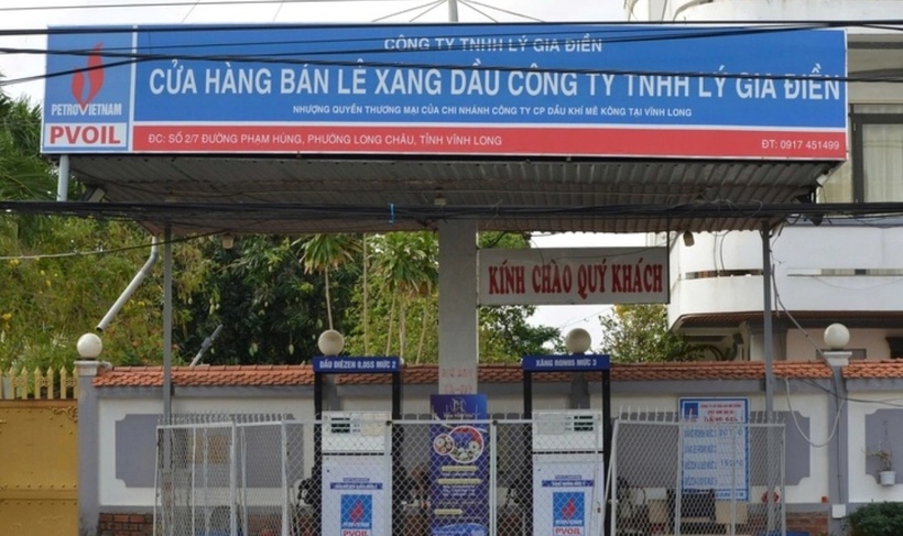 Cửa hàng xăng dầu bị xử phạt 15 triệu đồng vì tự ý ngưng hoạt động. (Ảnh: Tuổi trẻ)