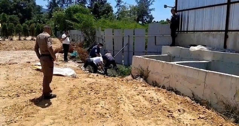 Khu vực phát hiện thi thể nam nghệ sĩ. Ảnh: VietNamNet