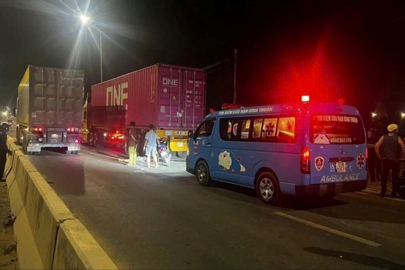 Hiện trường vụ tai nạn. Ảnh: Báo Công lý.