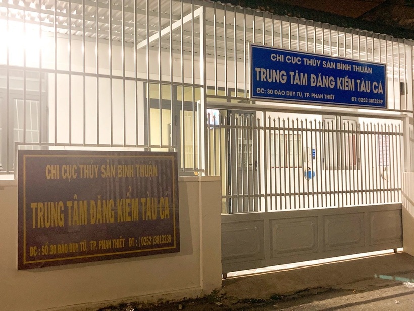 Trụ sở Trung tâm đăng kiểm tàu cá Lâm Đồng. Ảnh: Dân Trí