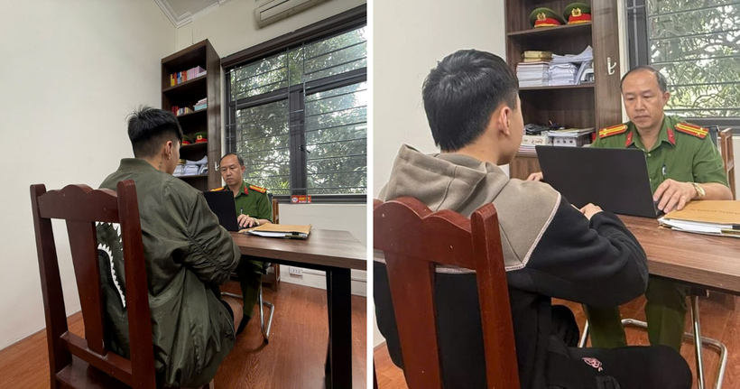 Theo công an, trong vụ án có những đối tượng đang ở độ tuổi vị thành niên, nhận thức pháp luật còn hạn chế, dễ bị tác động, lôi kéo tham gia hành vi vi phạm (Ảnh: Công an cung cấp).