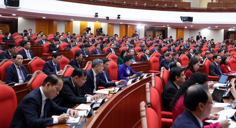 Theo chương trình, Hội nghị làm việc đến ngày 27/3/2026 - Ảnh: VGP/Đức Tuân