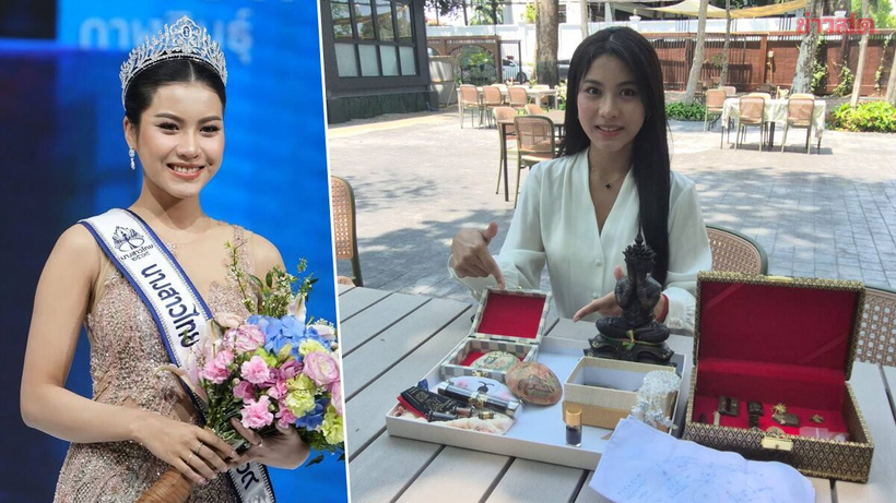 Hoa hậu Thái Lan Kalasin 2026 bị lừa gần 1,5 tỷ đồng. Ảnh: Khaosod