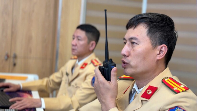 CBCS ứng trực 24/24 kịp thời xử lý các tình huống giao thông.