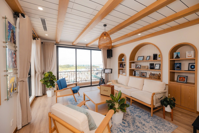 Không gian sống bên trong mỗi căn nhà cân bằng giữa tiện nghi hiện đại và chiều sâu kiến trúc