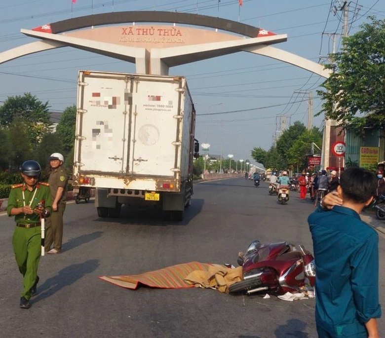 Hiện trường vụ tai nạn. Ảnh: Báo Xây dựng.