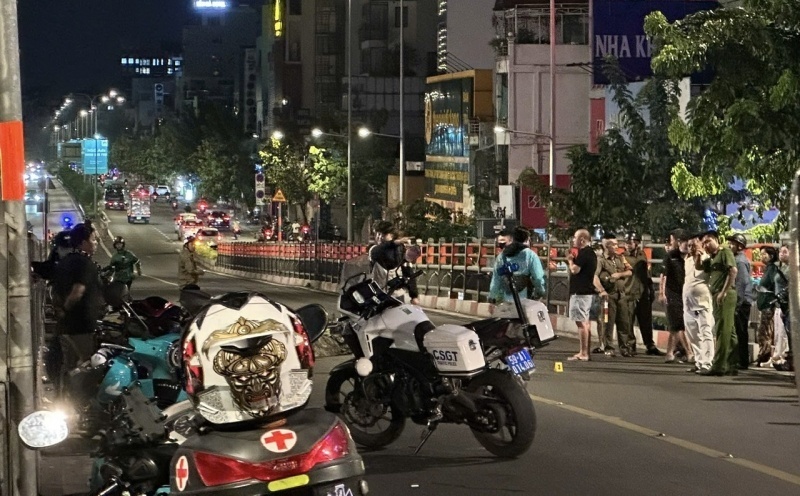 Hiện trường vụ tai nạn. Ảnh: Báo Công an Nhân dân.