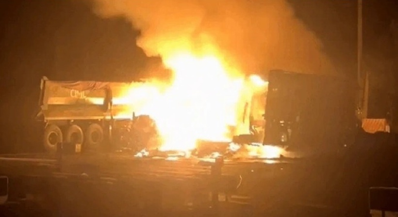 Hiện trường vụ tai nạn. Ảnh: Báo Xây dựng.