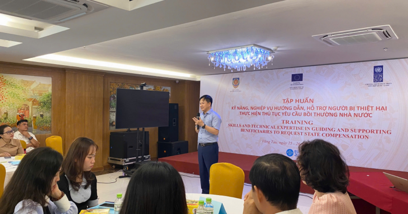 Toàn cảnh buổi tập huấn.