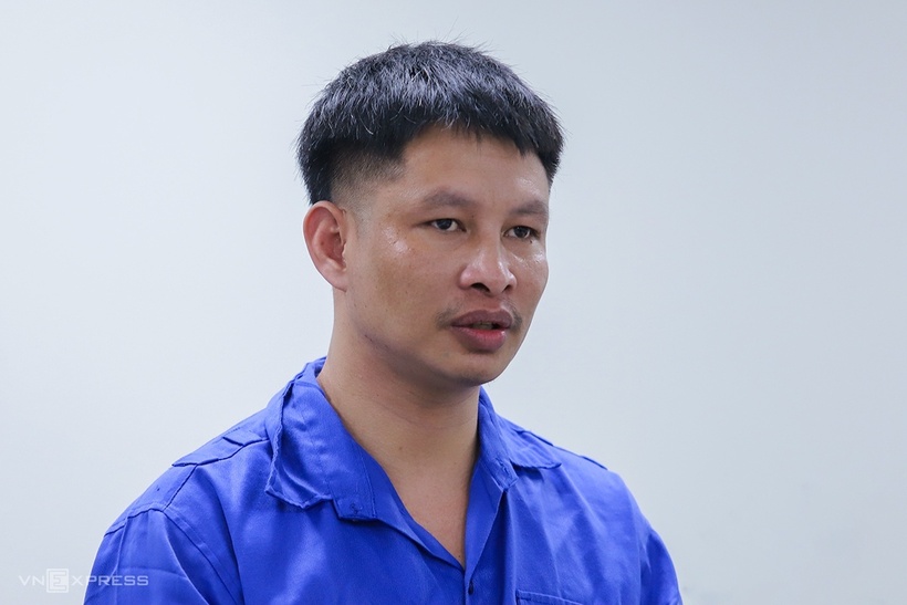 Bị cáo Trần Văn Dụng tại toà. Ảnh: Vnexpress.