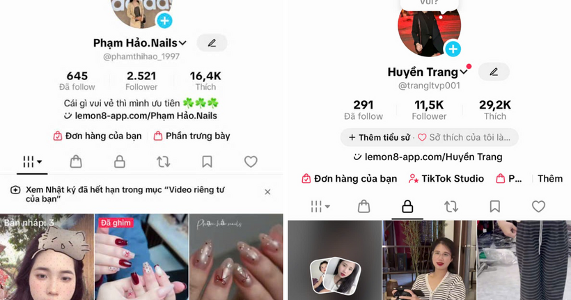 Các tài khoản của các đối tượng có liên quan cùng phương thức, thủ đoạn lừa đảo trực tuyến. (Ảnh: Công an Lào Cai)