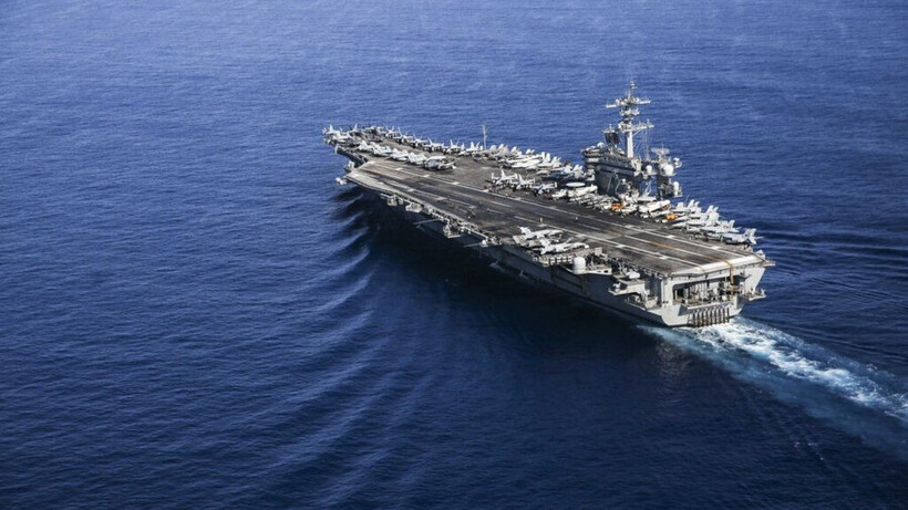 Tàu sân bay USS Abraham Lincoln của Mỹ.