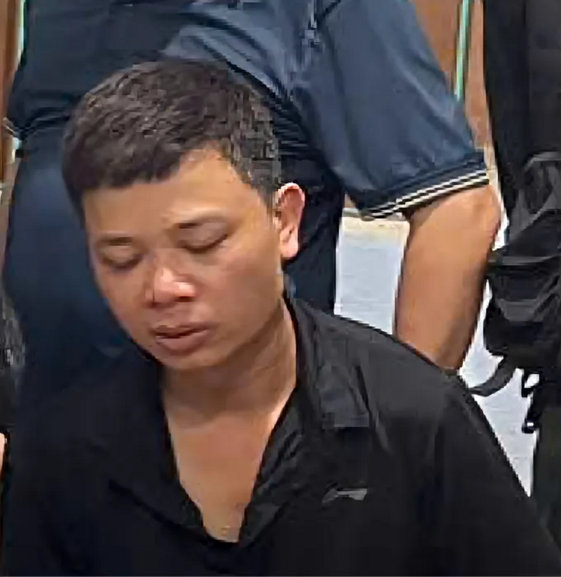 Đối tượng Nguyễn Ngọc Đạo sau khi đầu thú. Ảnh: Sài Gòn Giải Phóng