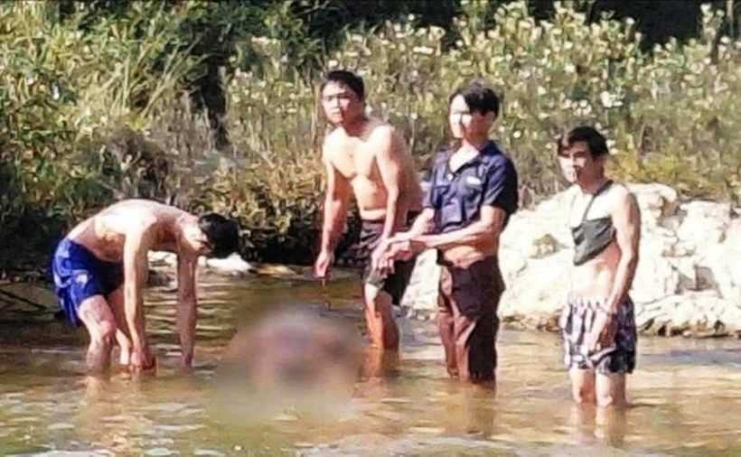 Hiện trường phát hiện thi thể V.M.T. (Ảnh: Thanh niên)