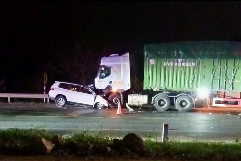 Hiện trường vụ tai nạn. Ảnh: Vietnamnet.