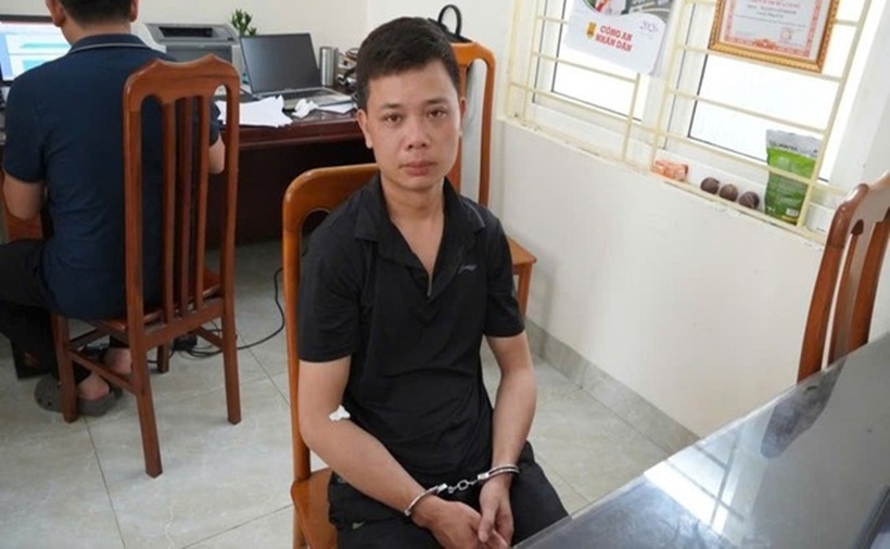 Đối tượng Đạo tại cơ quan công an.