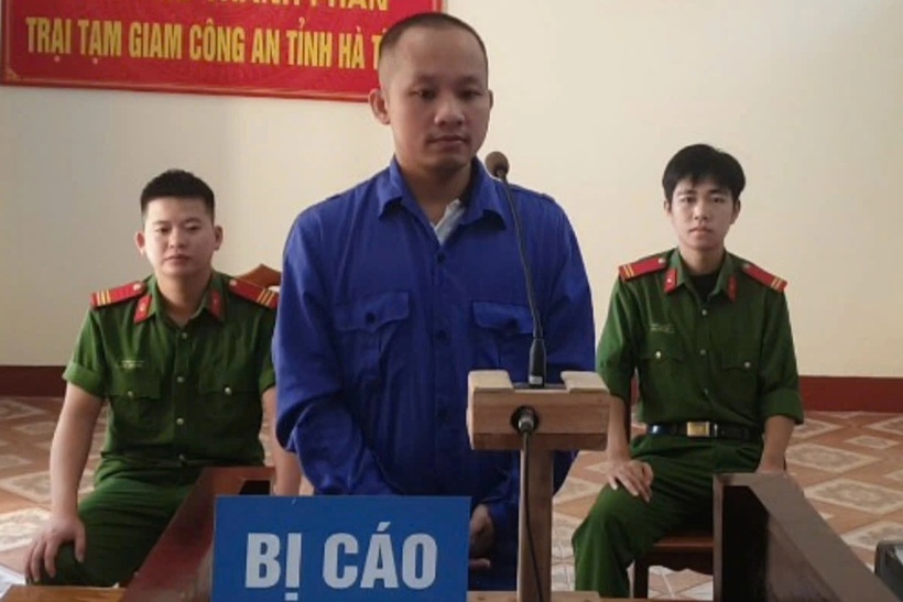 Bùi Hoài Nam tại tòa. (Ảnh: Dân trí)