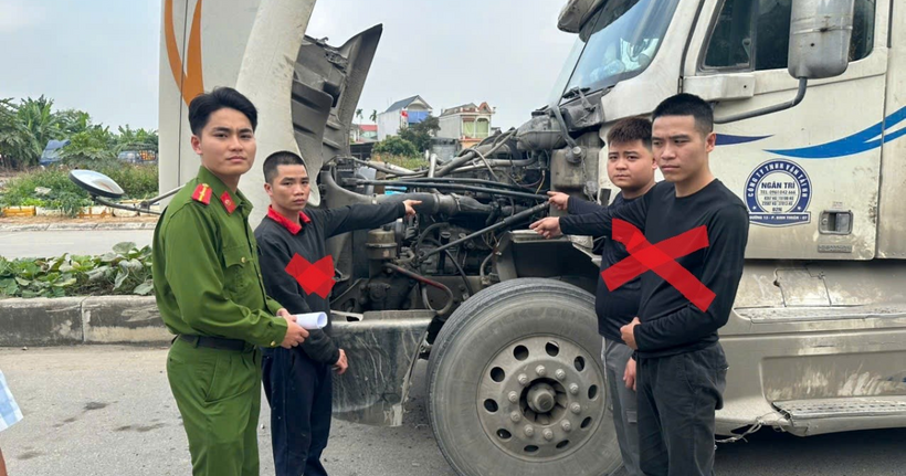 3 đối tượng bị bắt giữ (Ảnh: Công an cung cấp).