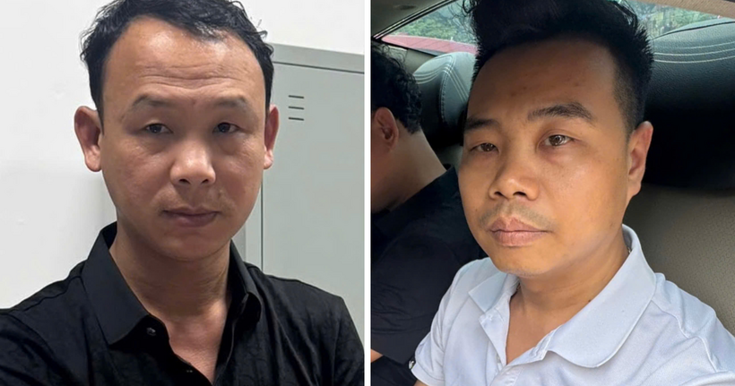 Các đối tượng bị bắt giữ.