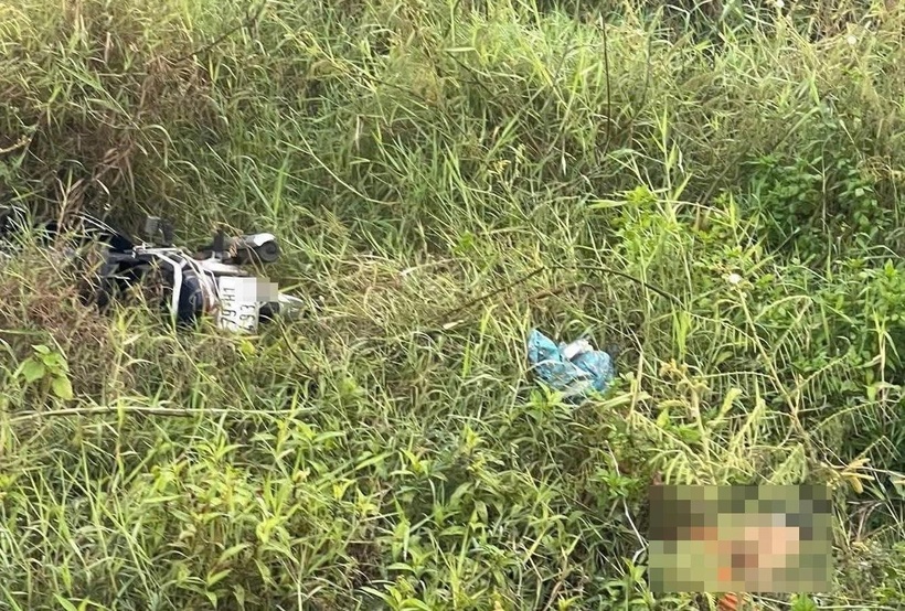 Hiện trường vụ tai nạn. Ảnh: Báo Công lý.