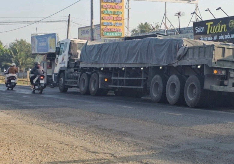 Hiện trường vụ tai nạn. Ảnh: Báo Xây dựng.