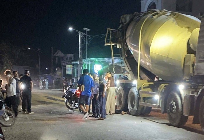 Hiện trường vụ tai nạn. Ảnh: Báo Người lao động.