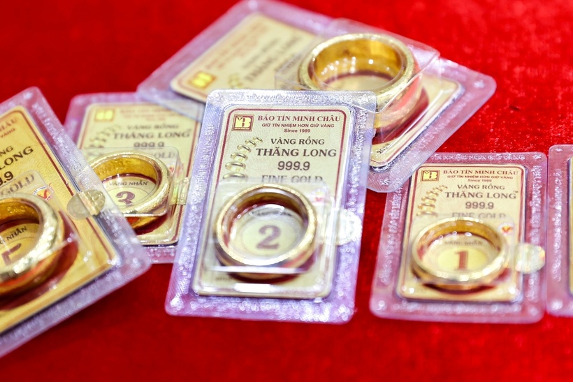 Giá vàng hôm nay (31/3): Vàng miếng SJC và nhẫn trơn tăng. (Ảnh: VietnamNet)
