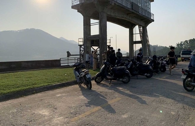 Đập Khe Xai - nơi vừa xảy ra 2 vụ đuối nước. Ảnh: Lao động