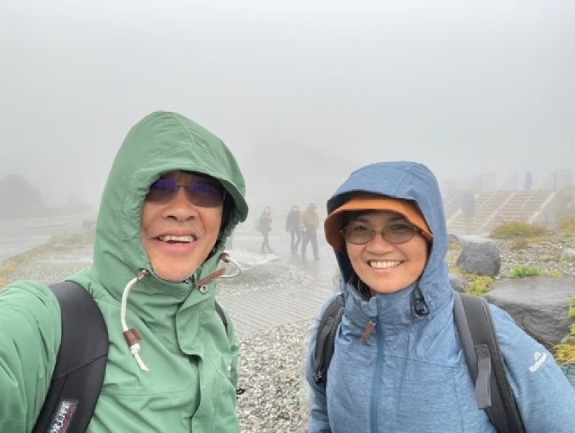 Ông Lim Shyang Guey và vợ. Ảnh: Lim Shyang Guey.