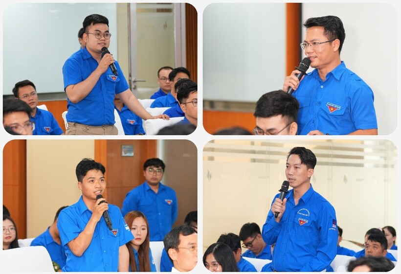ĐVTN sôi nổi và thẳng thắn trao đổi tại đối thoại “Đảng với thanh niên, thanh niên với Đảng” của PV GAS