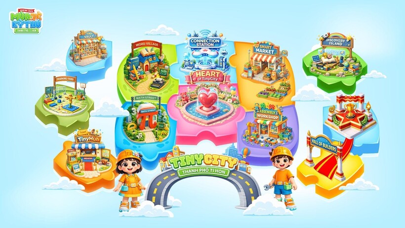 Giao diện mới lạ của sân chơi Mùa hè kỳ thú năm nay