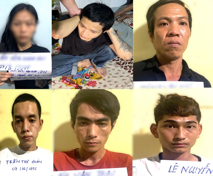 Nhóm đối tượng tụ tập sử dụng trái phép chất ma túy cùng tang vật