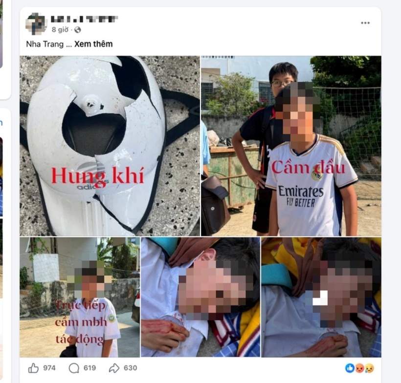 Bài đăng học sinh lớp 6 ở Trường THCS Lương Thế Vinh bị đánh thu hút nhiều lượt tương tác. Ảnh: Báo Người lao động.