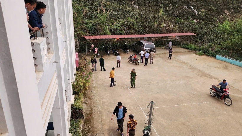 Hiện trường nơi xảy ra vụ việc. (Ảnh: Dân Việt)