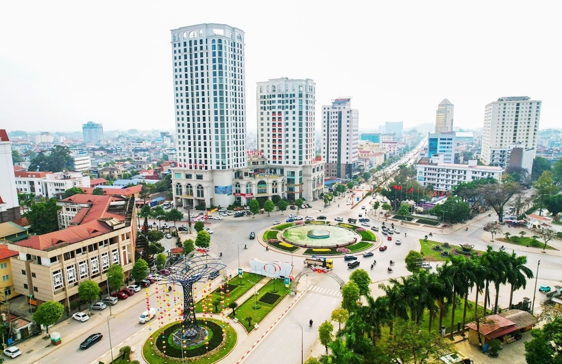 Khu vực trung tâm phường Phan Đình Phùng, tỉnh Thái Nguyên