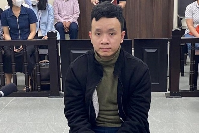 Bị cáo Trương Nhật Nhớ tại phiên xét xử. (Ảnh: Bảo vệ pháp luật)